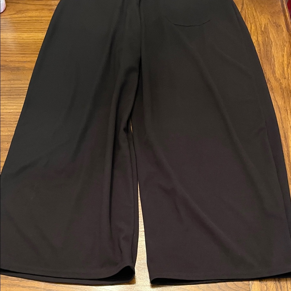 Halara Black Wide Leg Overalls, size medium, NWT - Picture 9 of 9